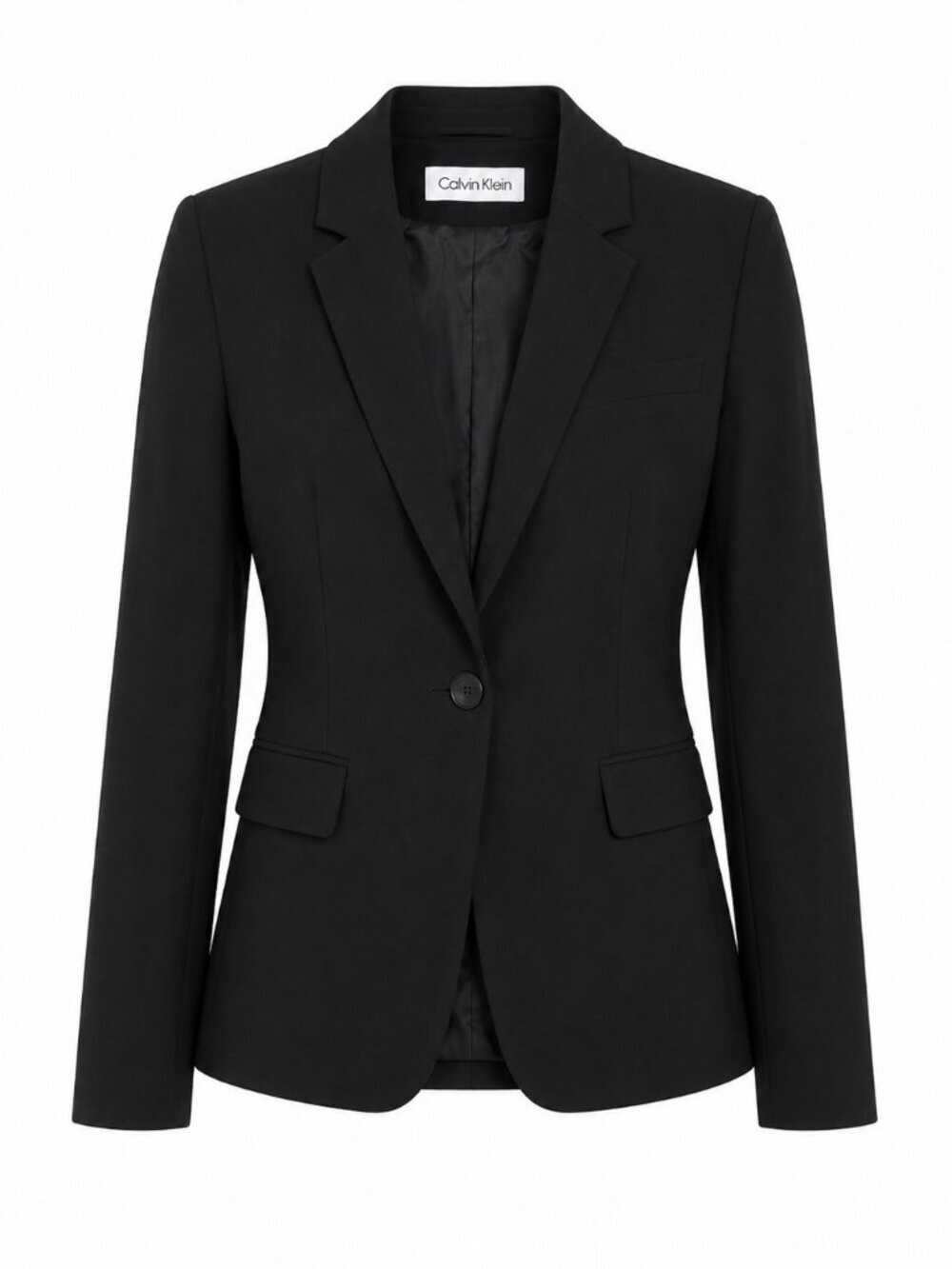 Calvin Klein Black Career Blazer 4 NWT Women's Office Workwear Jacket - Picture 5 of 6